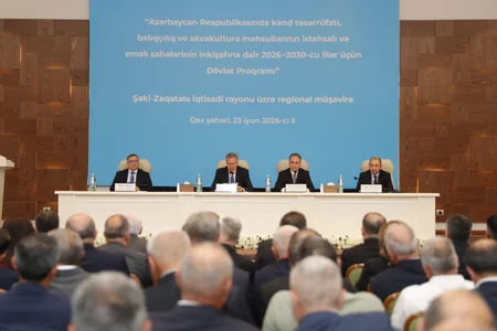 Qaxda aqrar sahədə yeni Dövlət Proqramı ilə bağlı regional müşavirə keçirilib