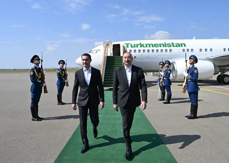 Türkmənistan Prezidenti Füzulidə səfərdədir