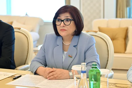 Sahibə Qafarova Mozambik Respublika Assambleyasının sədri ilə görüşüb
