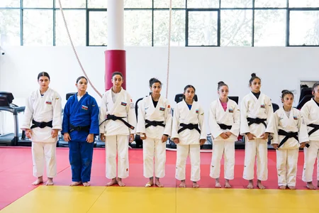 Avropa çempionatında iştirak edəcək cüdoçularla görüş keçirilib