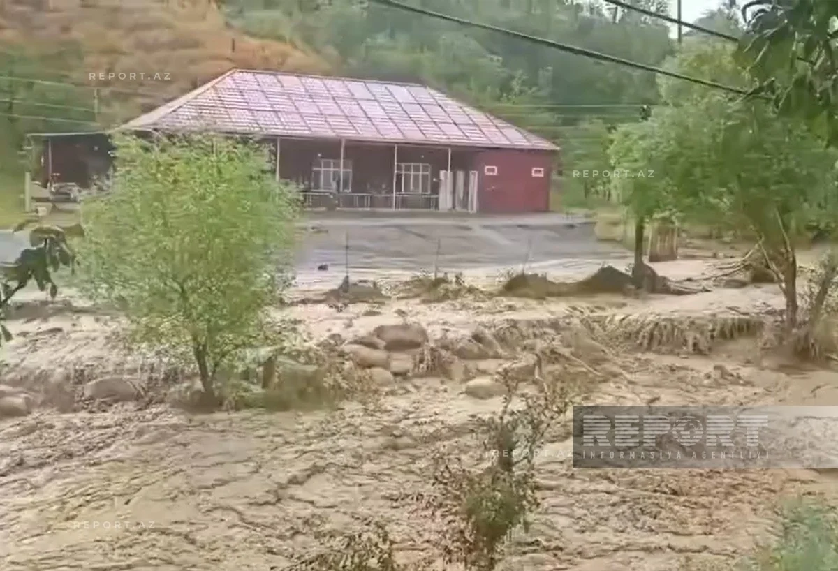 Naxçıvanın bəzi çaylarından sel keçir