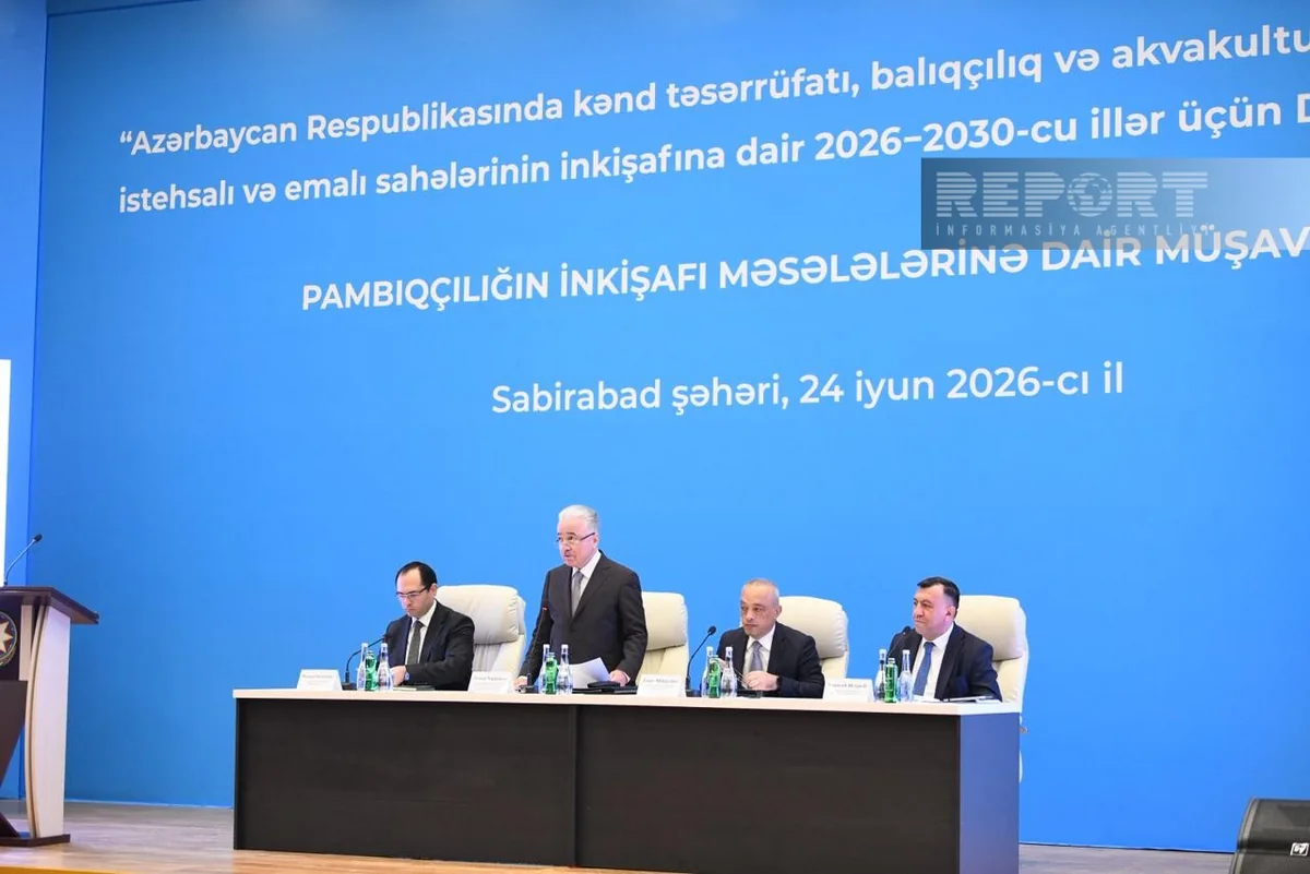 Zeynal Nağdəliyev:  Pambıqçılıqda məhsuldarlıq və rəqabətqabiliyyətlilik yeni mərhələyə keçir