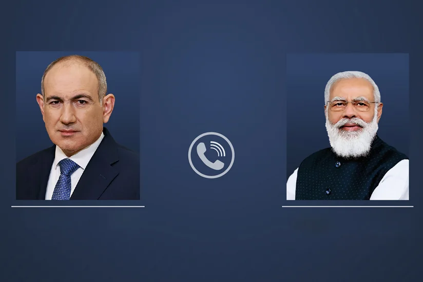 Modi ilə Paşinyan əməkdaşlığın gücləndirilməsini müzakirə ediblər
