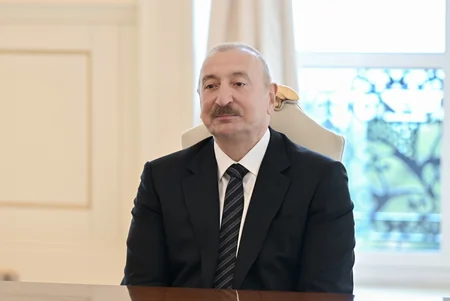 İlham Əliyev Numan Kurtulmuşu qəbul edib