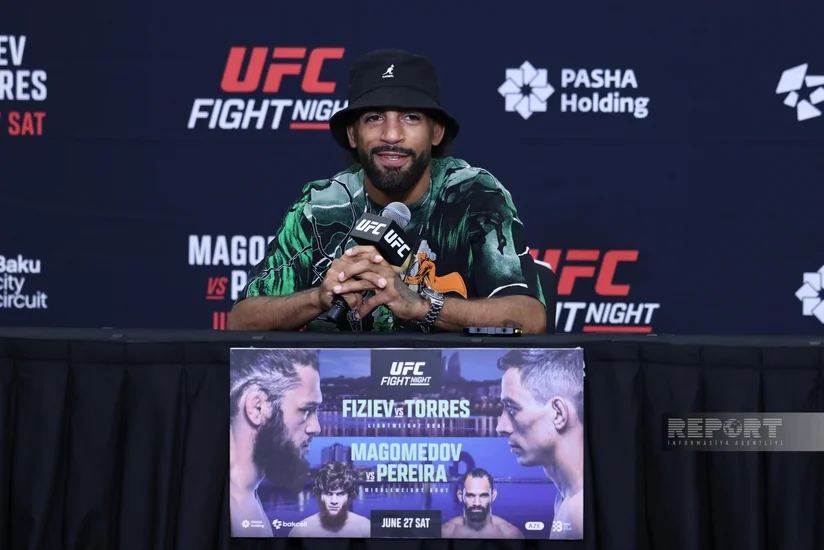 Amerikalı MMA idmançısı Çarlz Conson: Bakıda azarkeşlər tərəfindən qarşılanmağım möhtəşəm idi
