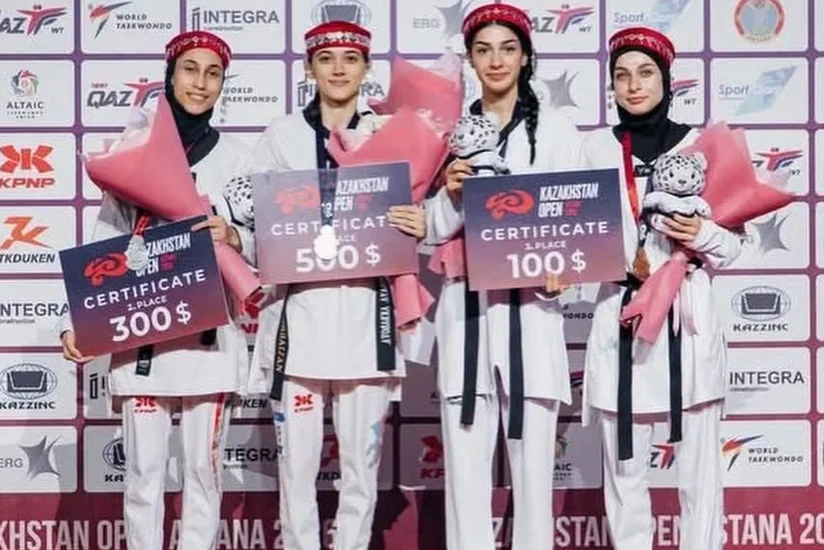 Azərbaycan taekvondoçusu Minayə Əkbərova Qazaxıstanda beynəlxalq turnirdə qızıl medal qazanıb
