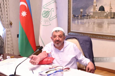 Dini konfessiyaların rəhbərləri Aşura günü ilə bağlı qanvermə aksiyasında iştirak ediblər
