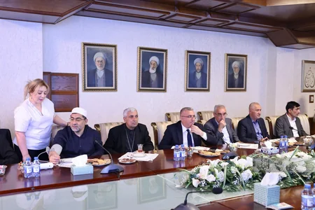 Dini konfessiyaların rəhbərləri Aşura günü ilə bağlı qanvermə aksiyasında iştirak ediblər