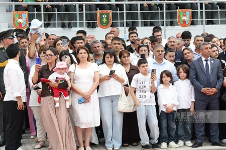 Heydər Əliyev adına Hərbi İnstitutda buraxılış mərasimi keçirilib