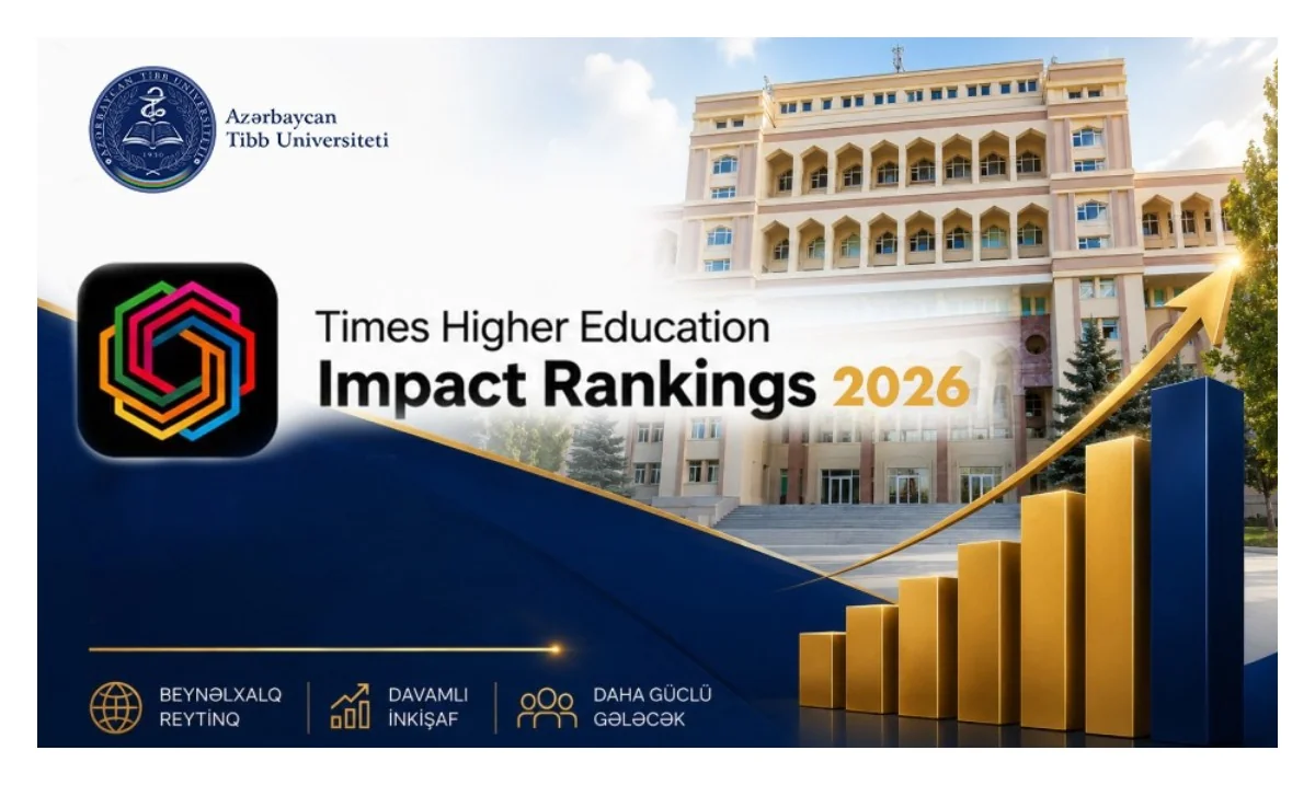 Azərbaycan Tibb Universiteti Times Higher Education qlobal Impact Rankings reytinqində irəliləyiş əldə edib