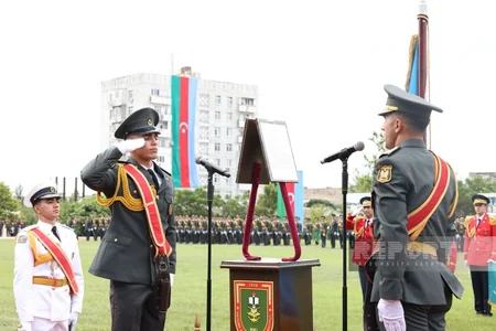 Heydər Əliyev adına Hərbi İnstitutda buraxılış mərasimi keçirilib