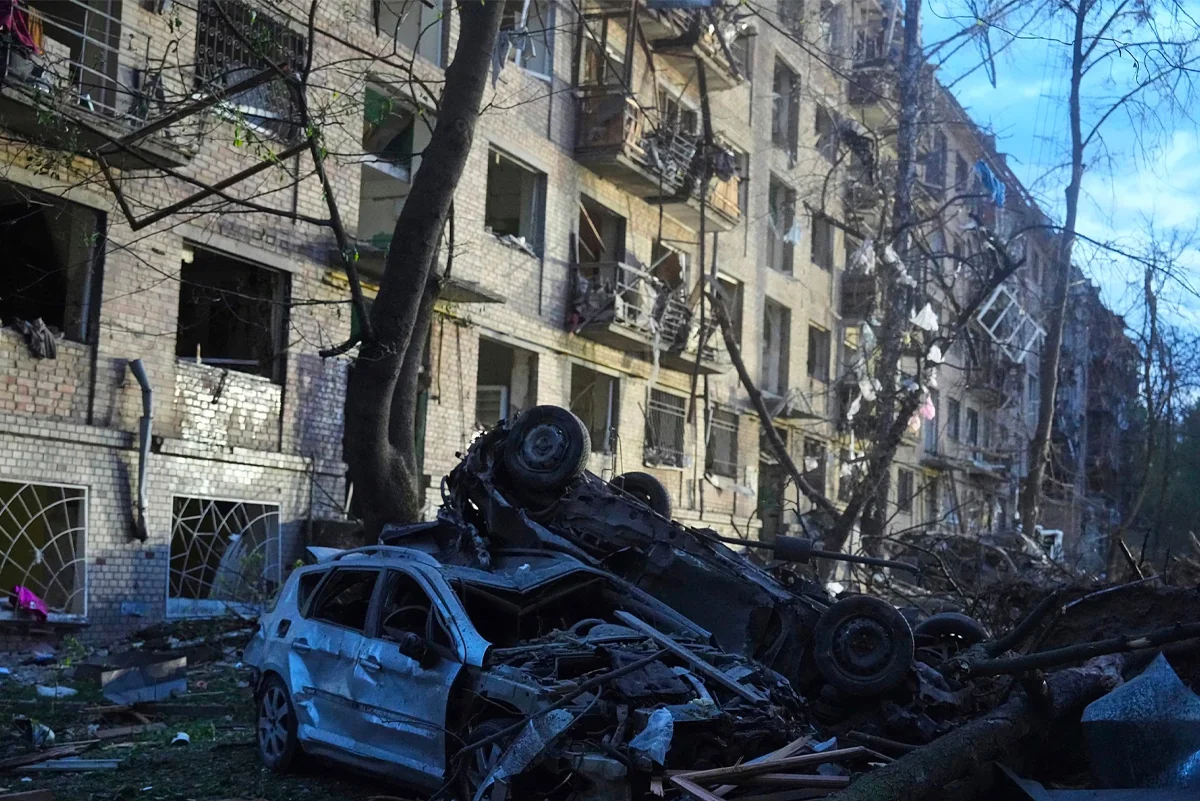 Russian forces launch ballistic missile strike on Kyiv