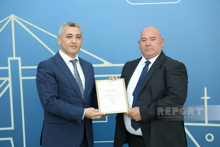Bakı Dəniz Vağzalında Azərbaycan dənizçilərinin peşə bayramı münasibətilə tədbir keçirilib