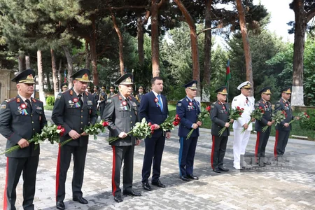 Heydər Əliyev adına Hərbi İnstitutda buraxılış mərasimi keçirilib