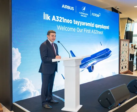 AZAL-ın ilk yeni nəsil Airbus A321neo təyyarəsi Bakıya çatıb