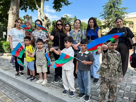 Military march being held in Ganja