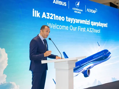 AZAL-ın ilk yeni nəsil Airbus A321neo təyyarəsi Bakıya çatıb