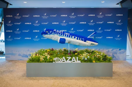 AZAL-ın ilk yeni nəsil Airbus A321neo təyyarəsi Bakıya çatıb