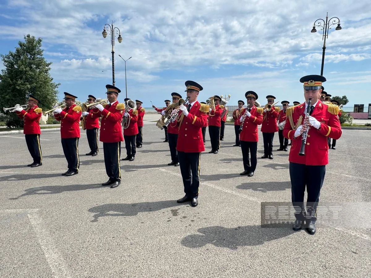 Sumgayit hosts military march for Azerbaijani Armed Forces anniversary