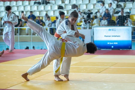 Qusarda 297 cüdoçu kəmər dərəcələri üzrə imtahan verib
