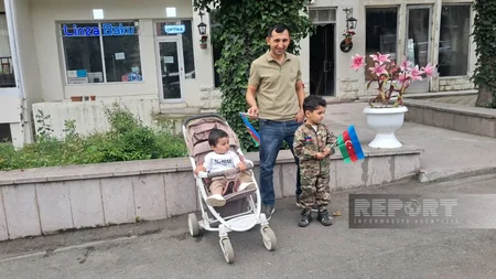 Xankəndi şəhərində hərbçilərin yürüşü keçirilir