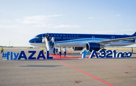 AZAL-ın ilk yeni nəsil Airbus A321neo təyyarəsi Bakıya çatıb