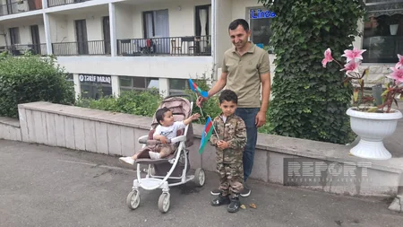 Xankəndi şəhərində hərbçilərin yürüşü keçirilir