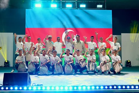 Azərbaycan kursantları Qazaxıstanda keçirilən Aybın-2026 toplanışında iştirak edirlər