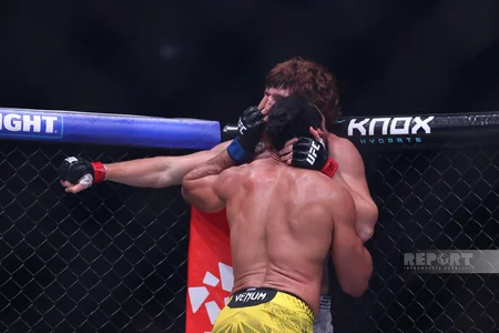 UFC Fight Night Baku: Gecənin ikinci əsas döyüşündə Maqomedov Pereyranı məğlub edib - YENİLƏNİB-4