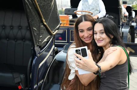 Leyla Əliyeva və Arzu Əliyeva Dənizkənarı Milli Parkda açılış və təqdimat mərasimlərində iştirak ediblər