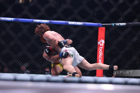 UFC Fight Night Baku: Gecənin ikinci əsas döyüşündə Maqomedov Pereyranı məğlub edib - YENİLƏNİB-4