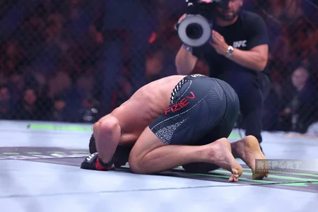 Rafael Fiziyev Bakıdakı UFC turnirinin əsas döyüşündə qələbə qazanıb