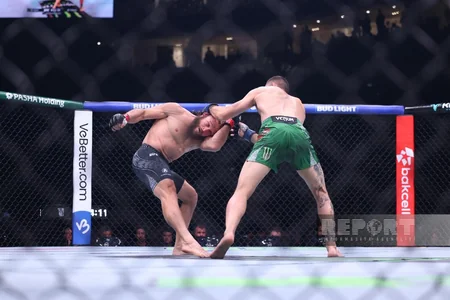 Rafael Fiziyev Bakıdakı UFC turnirinin əsas döyüşündə qələbə qazanıb