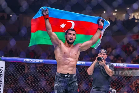 Bakıda tarixi UFC gecəsi: Fiziyevdən möhtəşəm qələbə - FOTOREPORTAJ