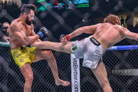 Bakıda tarixi UFC gecəsi: Fiziyevdən möhtəşəm qələbə - FOTOREPORTAJ