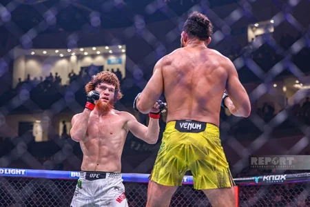 Bakıda tarixi UFC gecəsi: Fiziyevdən möhtəşəm qələbə - FOTOREPORTAJ
