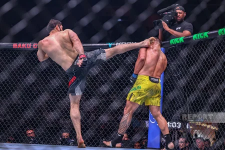 Bakıda tarixi UFC gecəsi: Fiziyevdən möhtəşəm qələbə - FOTOREPORTAJ