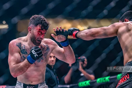 Bakıda tarixi UFC gecəsi: Fiziyevdən möhtəşəm qələbə - FOTOREPORTAJ