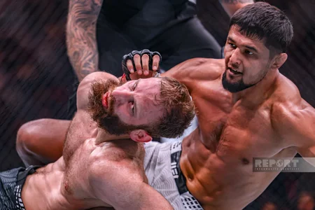 Bakıda tarixi UFC gecəsi: Fiziyevdən möhtəşəm qələbə - FOTOREPORTAJ