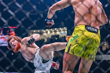 Bakıda tarixi UFC gecəsi: Fiziyevdən möhtəşəm qələbə - FOTOREPORTAJ