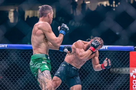 Bakıda tarixi UFC gecəsi: Fiziyevdən möhtəşəm qələbə - FOTOREPORTAJ