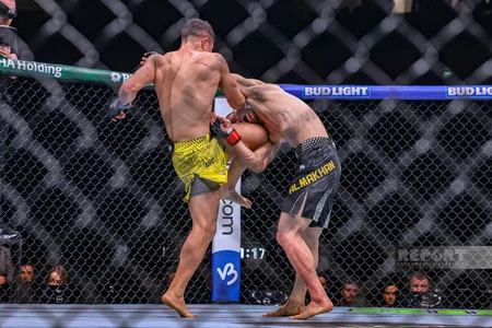 Bakıda tarixi UFC gecəsi: Fiziyevdən möhtəşəm qələbə - FOTOREPORTAJ