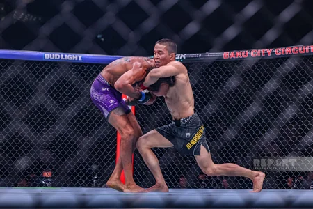 Bakıda tarixi UFC gecəsi: Fiziyevdən möhtəşəm qələbə - FOTOREPORTAJ