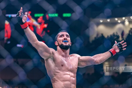 Bakıda tarixi UFC gecəsi: Fiziyevdən möhtəşəm qələbə - FOTOREPORTAJ
