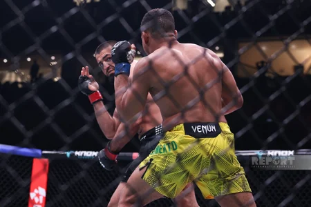 Bakıda tarixi UFC gecəsi: Fiziyevdən möhtəşəm qələbə - FOTOREPORTAJ