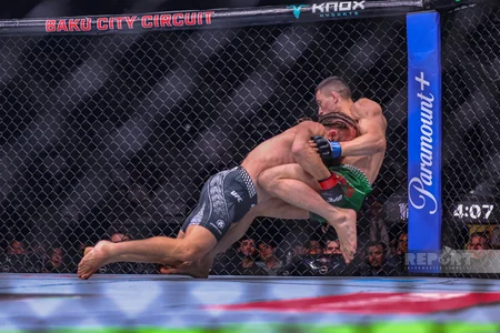 Bakıda tarixi UFC gecəsi: Fiziyevdən möhtəşəm qələbə - FOTOREPORTAJ