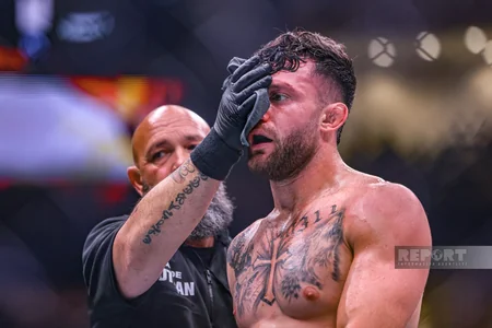 Bakıda tarixi UFC gecəsi: Fiziyevdən möhtəşəm qələbə - FOTOREPORTAJ