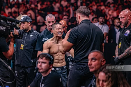 Bakıda tarixi UFC gecəsi: Fiziyevdən möhtəşəm qələbə - FOTOREPORTAJ