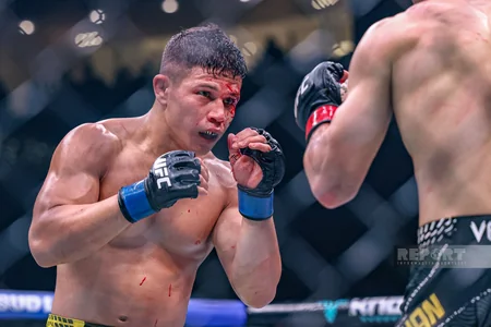 Bakıda tarixi UFC gecəsi: Fiziyevdən möhtəşəm qələbə - FOTOREPORTAJ
