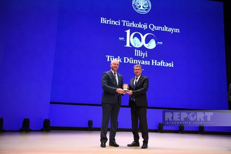 Bir qrup alim Birinci Türkoloji Qurultayın 100 illiyi (1926–2026) xatirə nişanı ilə təltif edilib